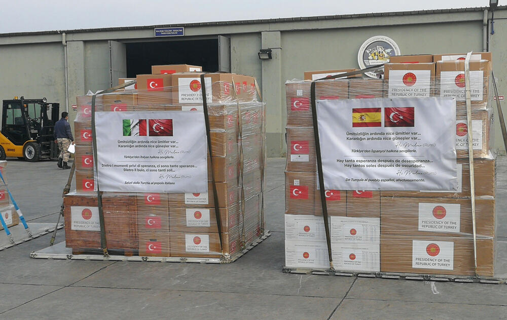 Türkiye'nin salgın süreci boyunca yardım eli uzattığı ülkeler 3