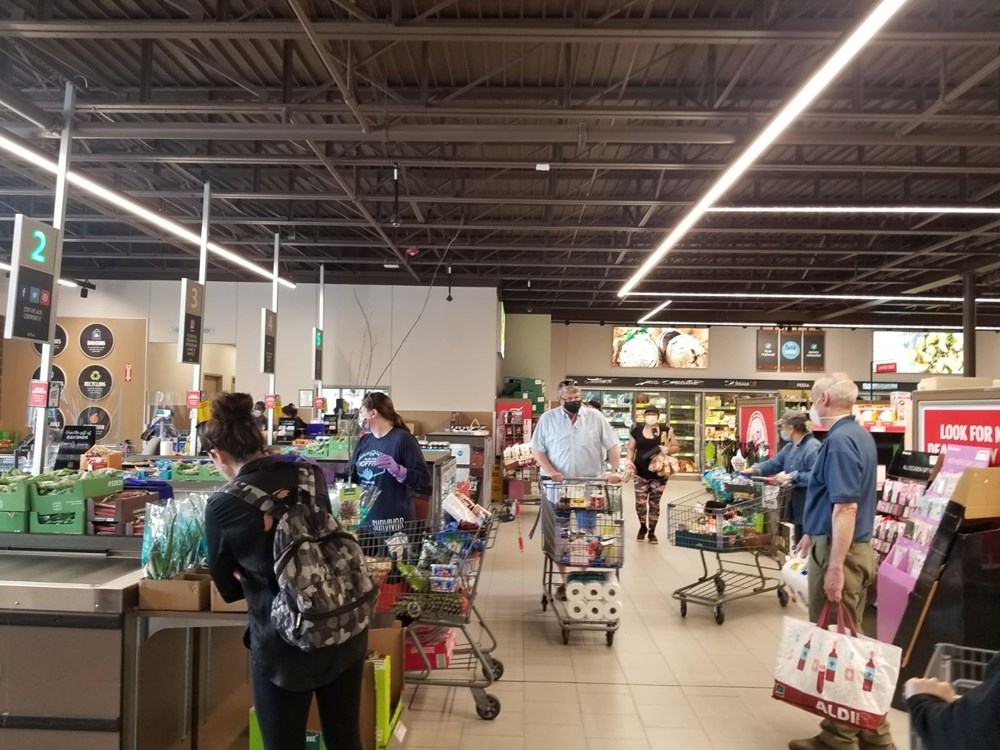 ABD'de koronavirüs nedeniyle market reyonları boşaldı 3