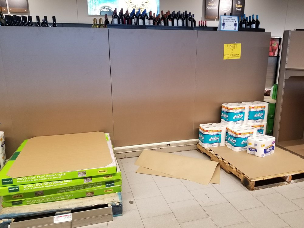 ABD'de koronavirüs nedeniyle market reyonları boşaldı 9