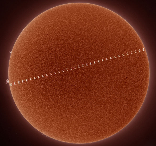 Türk astrofotoğrafçı ISS'in Güneş'in önünden geçişini çekmeyi başardı 8