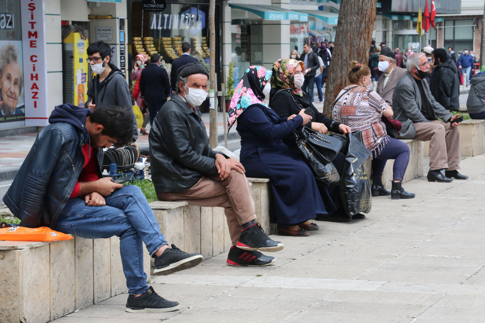 Samsun'da sokağa çıkma kısıtlamasının ardından yoğunluk 8