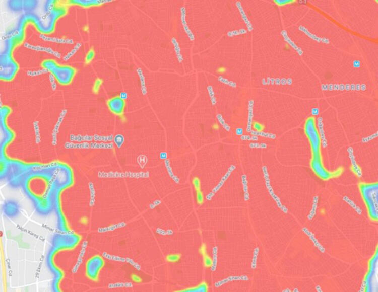 İşte İstanbul'un en güncel koronavirüs haritası! 49 mahallede yüksek risk var 1