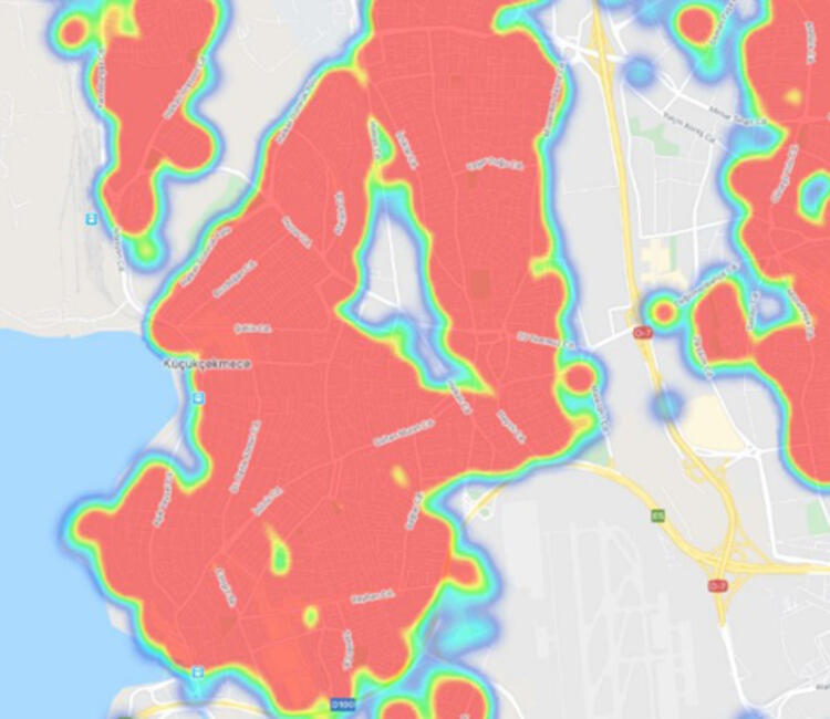 İşte İstanbul'un en güncel koronavirüs haritası! 49 mahallede yüksek risk var 5