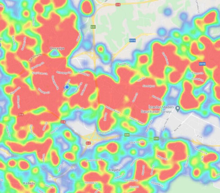 İşte İstanbul'un en güncel koronavirüs haritası! 49 mahallede yüksek risk var 9