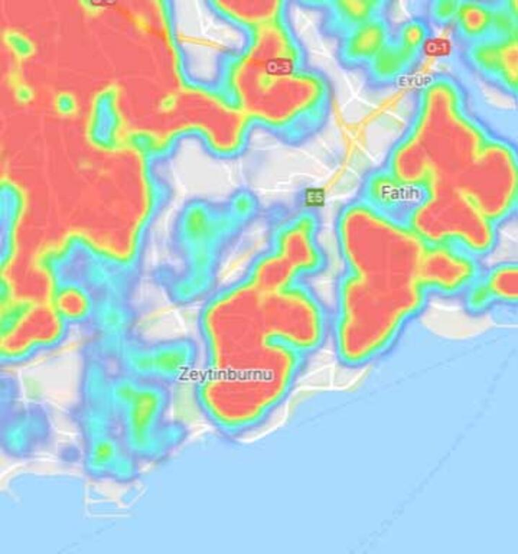 'Hayat Eve Sığar' uygulaması güncellendi! İşte İstanbul'un bölge bölge koronavirüs haritası 18
