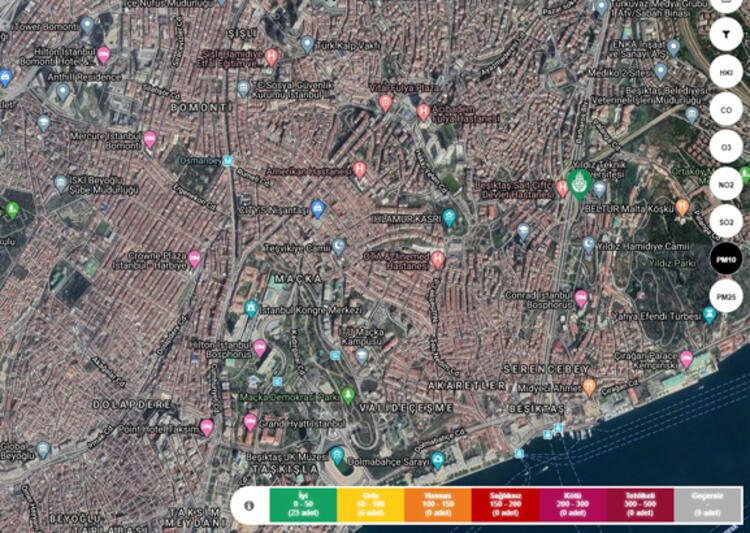 Koronavirüsün hava kirliliğine olumlu etkisi! İstanbul'da yüzde 50 düşüşe geçti 11