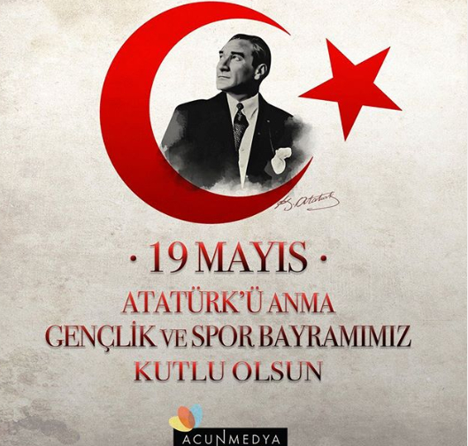 Ünlü isimlerden 19 Mayıs kutlamaları! İşte o paylaşımlar 12