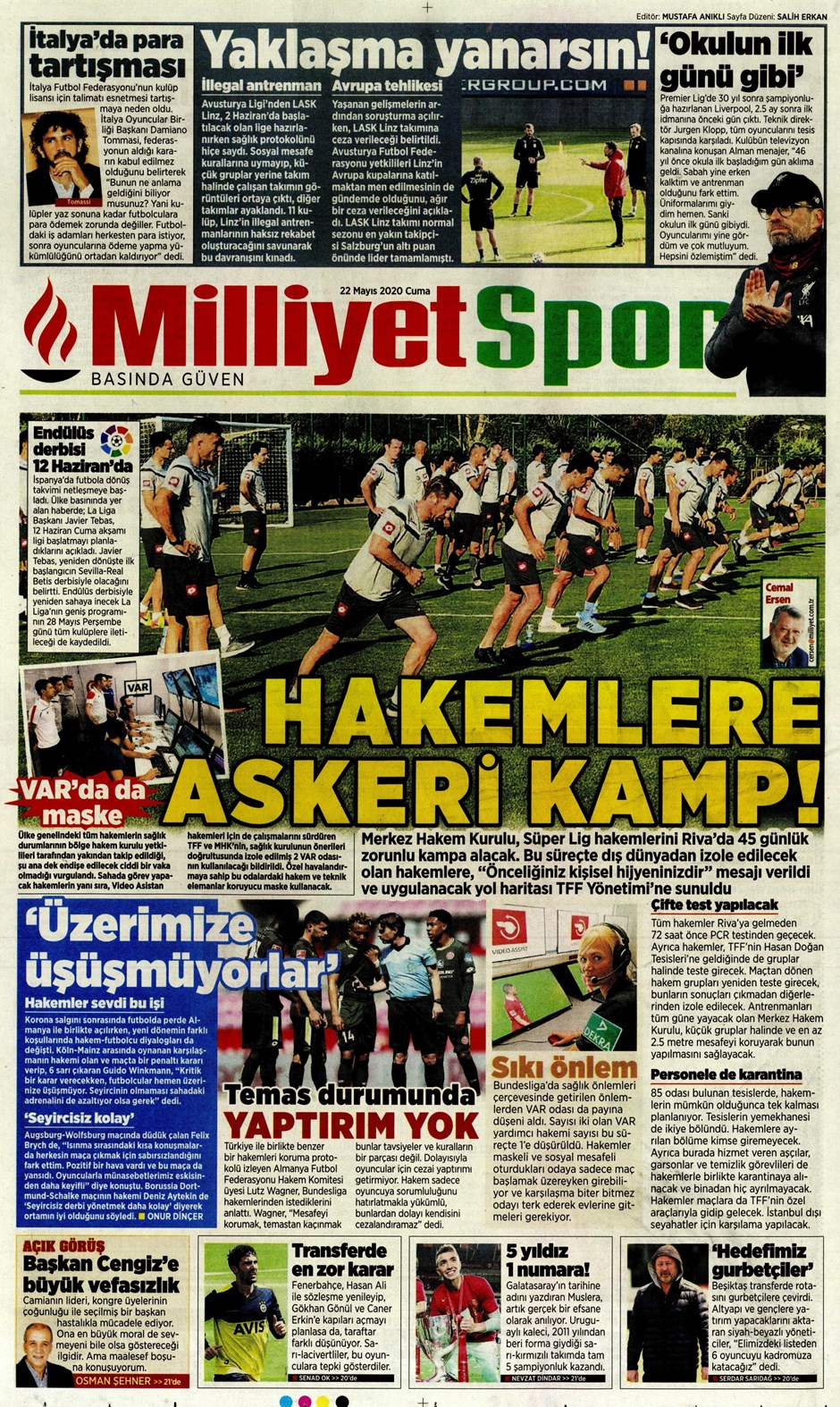 İşte 22 Mayıs günün spor manşetleri! Haftanın önemli spor gelişmeleri 19