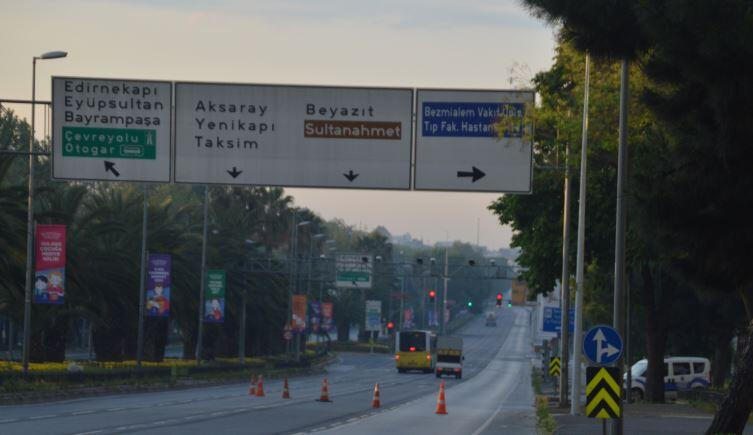 4 günlük kısıtlamanın ilk gününde İstanbul boş kaldı 9