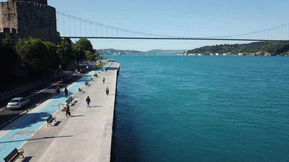 İstanbul Boğazı'nı hiç böyle görmediniz! Turkuaz rengine büründü 12