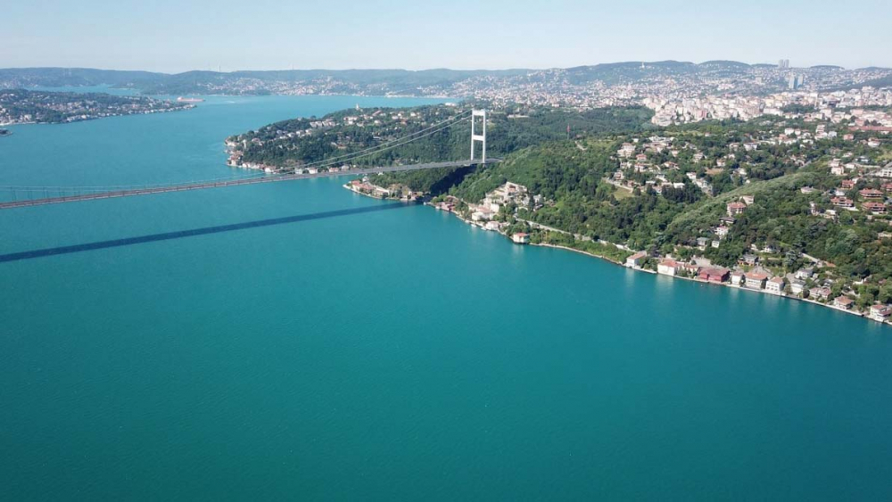 İstanbul Boğazı'nı hiç böyle görmediniz! Turkuaz rengine büründü 9