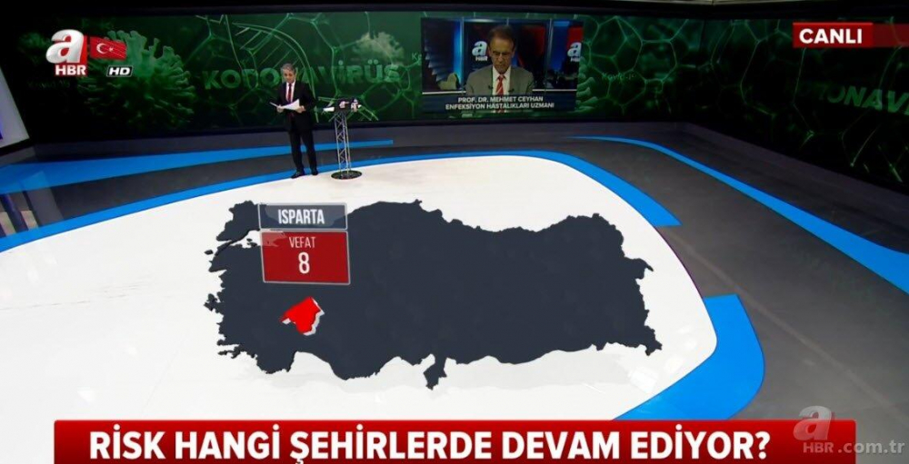 İşte il il koronavirüsten vefat edenlerin sayısı 11