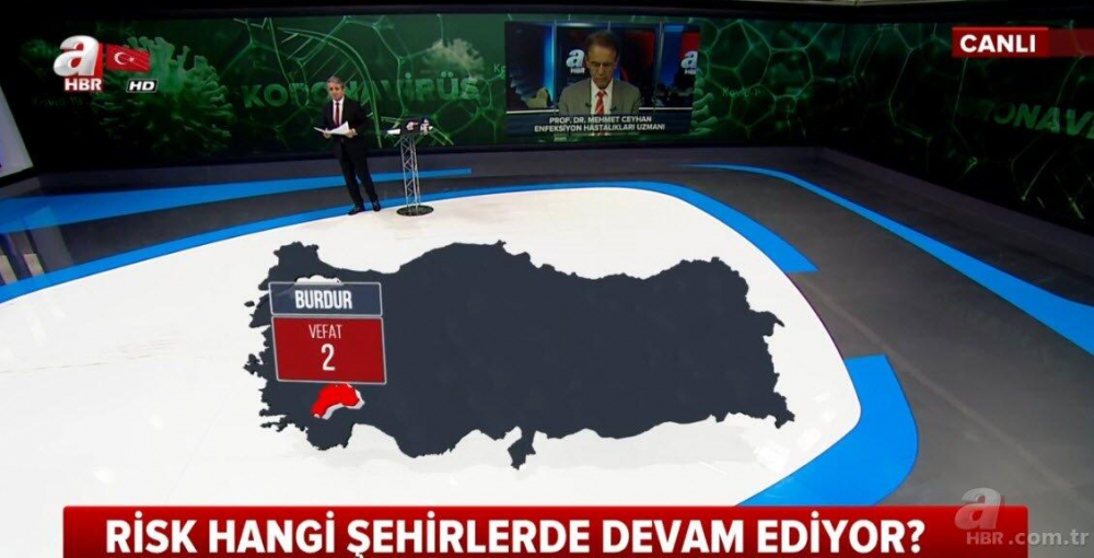 İşte il il koronavirüsten vefat edenlerin sayısı 12