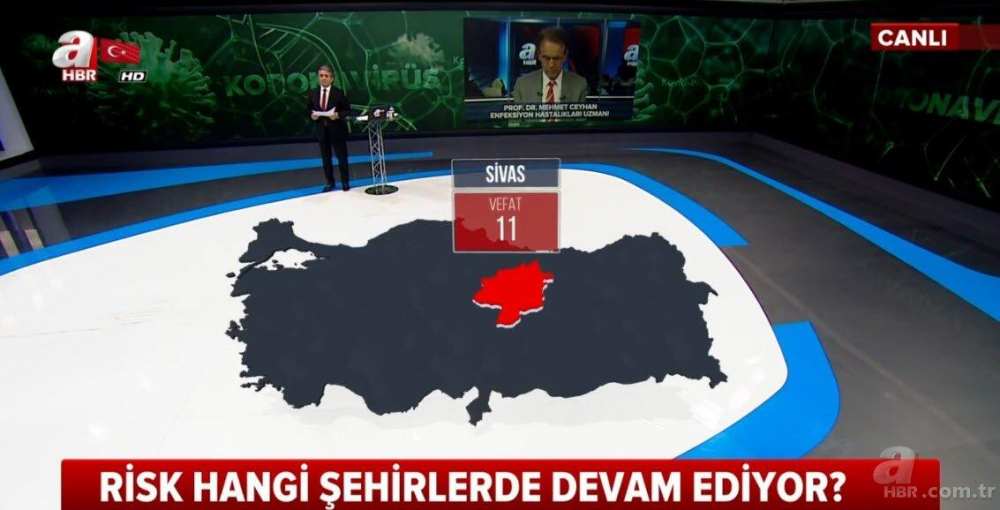 İşte il il koronavirüsten vefat edenlerin sayısı 15