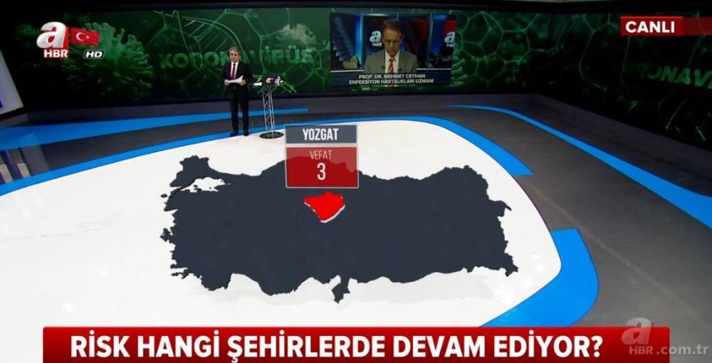 İşte il il koronavirüsten vefat edenlerin sayısı 17