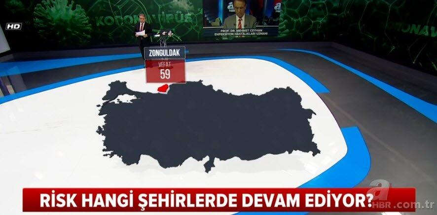 İşte il il koronavirüsten vefat edenlerin sayısı 19