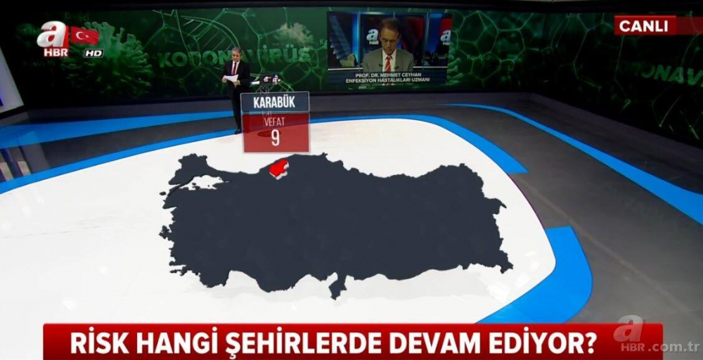 İşte il il koronavirüsten vefat edenlerin sayısı 20