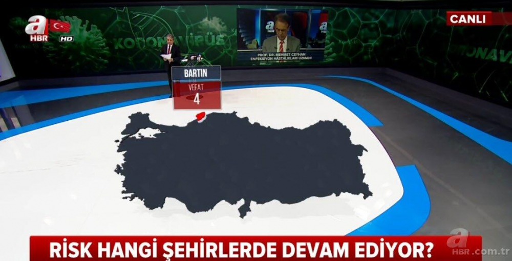 İşte il il koronavirüsten vefat edenlerin sayısı 21