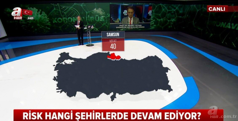 İşte il il koronavirüsten vefat edenlerin sayısı 23