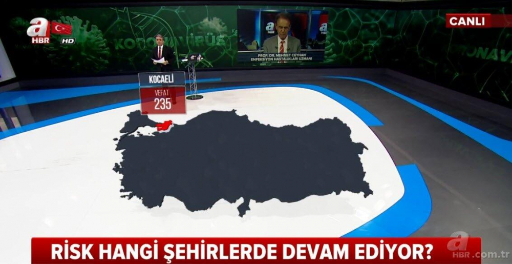 İşte il il koronavirüsten vefat edenlerin sayısı 3