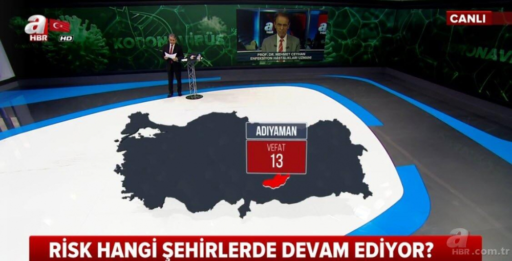 İşte il il koronavirüsten vefat edenlerin sayısı 38