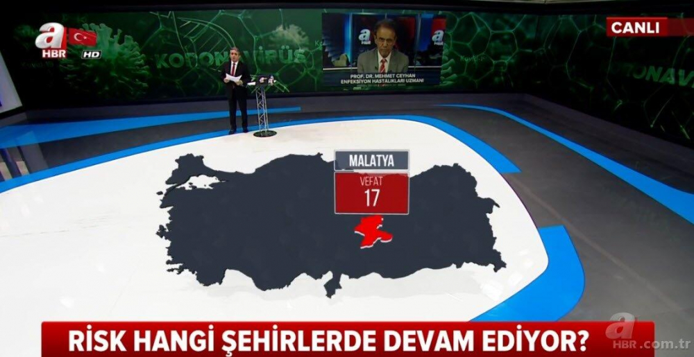 İşte il il koronavirüsten vefat edenlerin sayısı 41