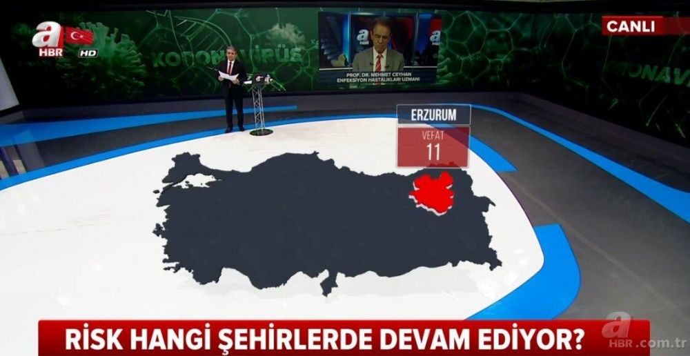 İşte il il koronavirüsten vefat edenlerin sayısı 48