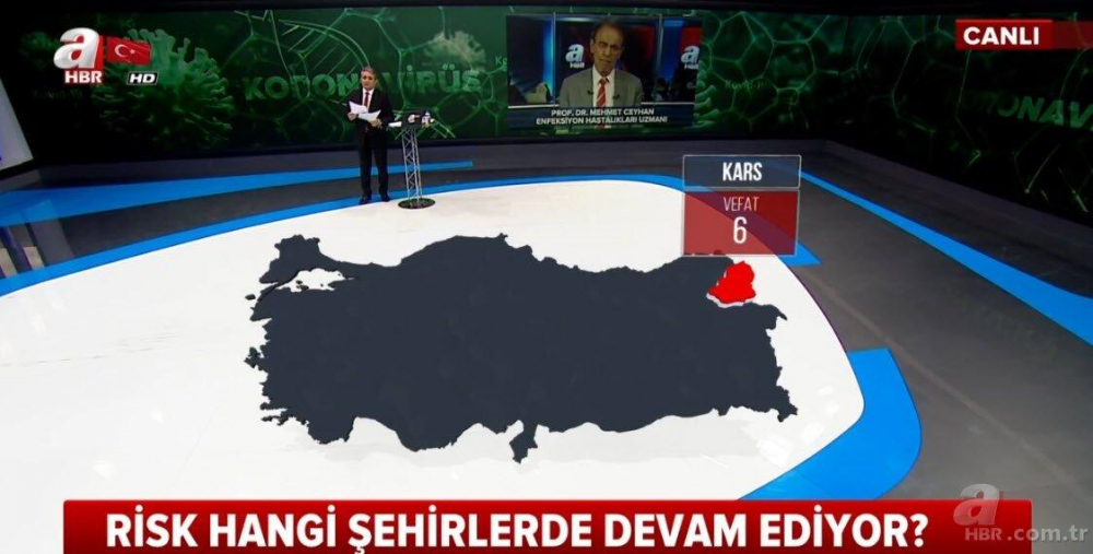 İşte il il koronavirüsten vefat edenlerin sayısı 50