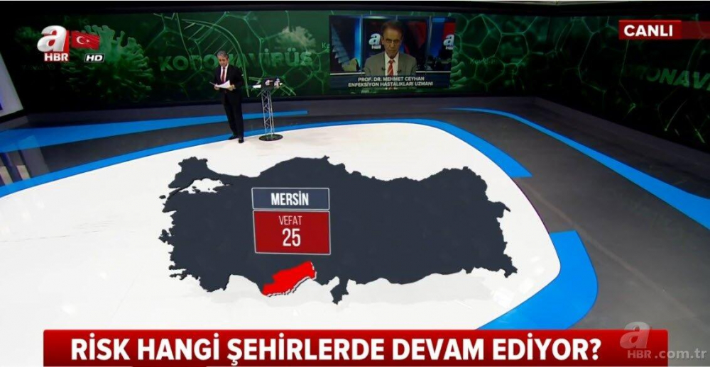 İşte il il koronavirüsten vefat edenlerin sayısı 7