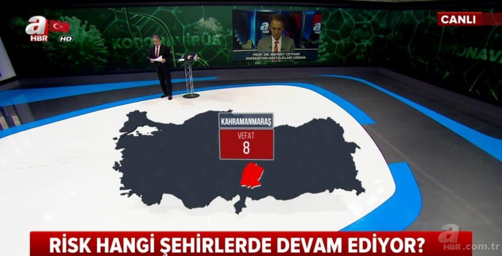 İşte il il koronavirüsten vefat edenlerin sayısı 9