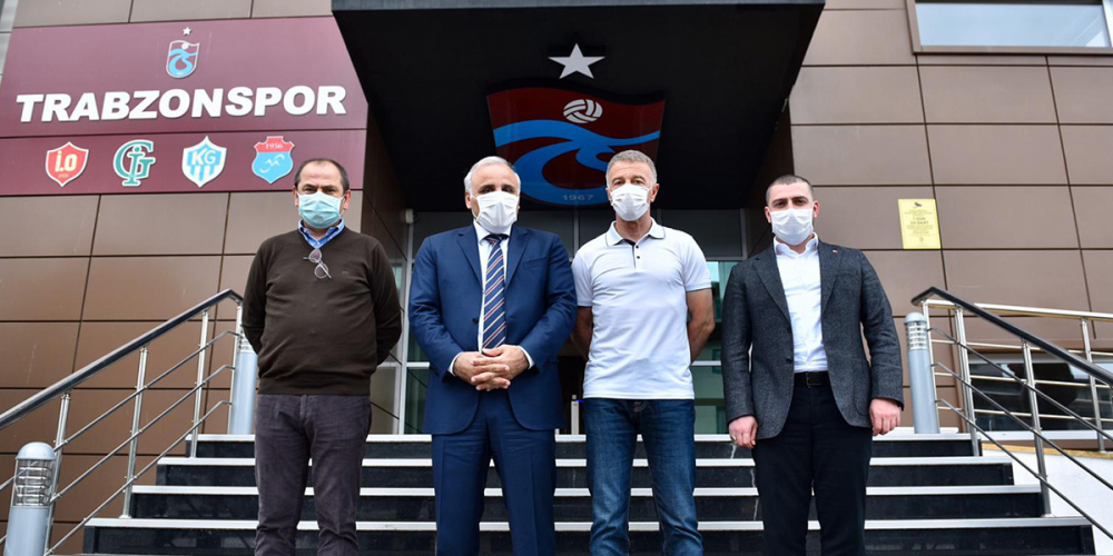 Trabzon Büyükşehir Belediye Başkanı Zorluoğlu'ndan Trabzonspor'a ziyaret 2