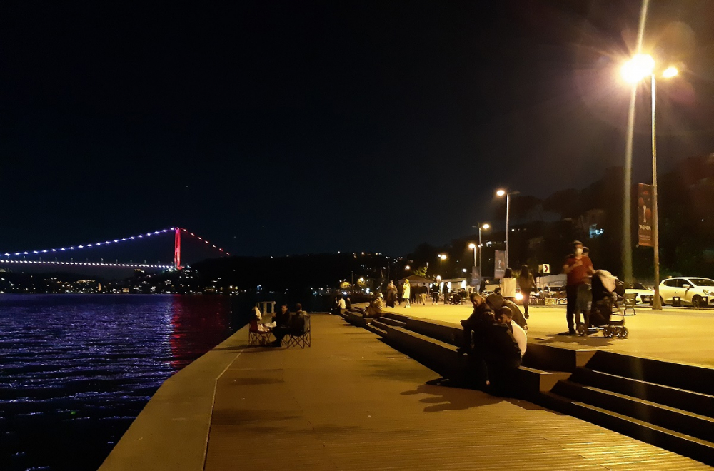 İstanbul'daki dolunay manzarası adeta büyüledi! 3