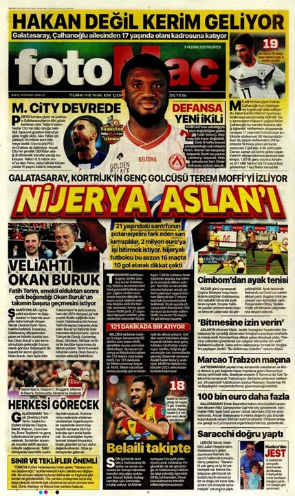 8 Haziran spor manşetleri! Fener için sürpriz hoca adayı 1