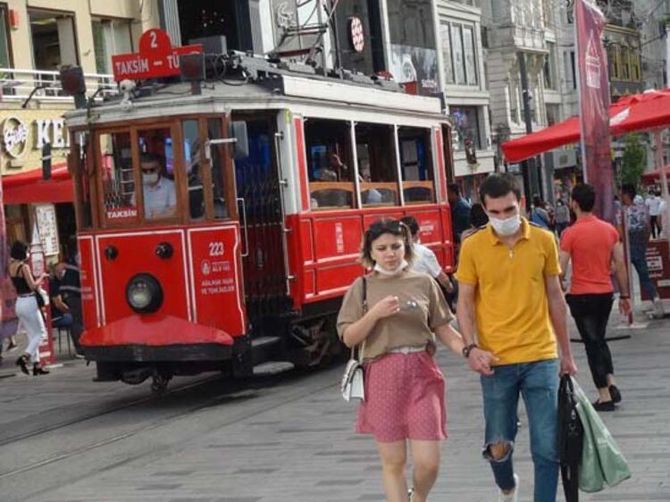 Taksim'de koronavirüs tedbirlerinden eser yok! 11