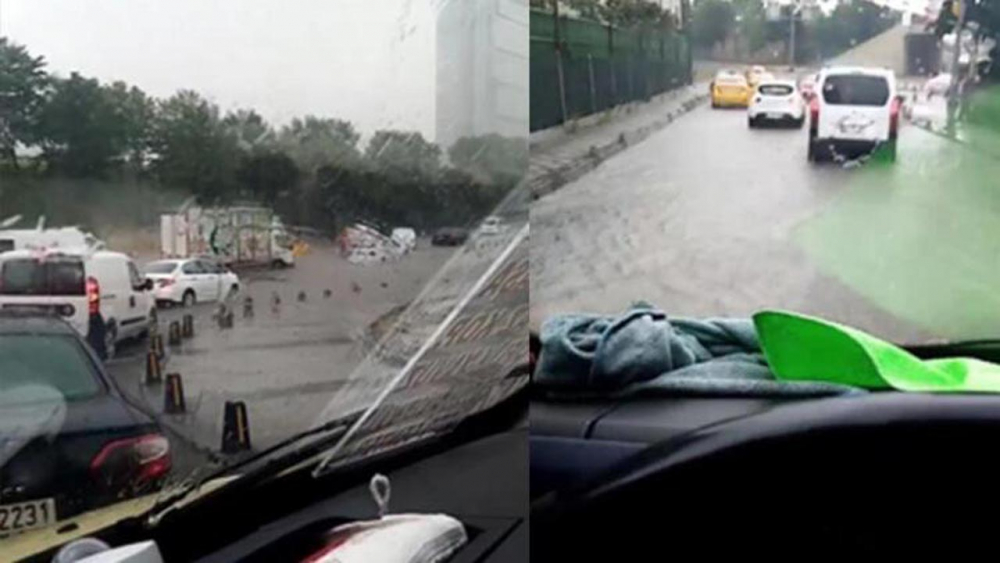 Beklenen yağmur geldi! İstanbul'da hayat felç oldu 13