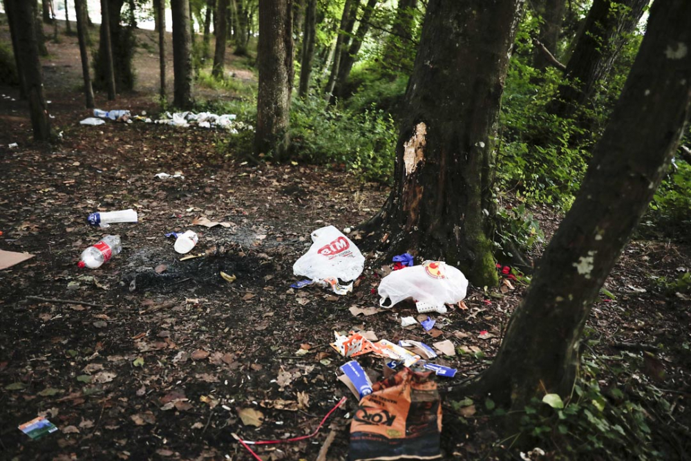 Belgrad Ormanı'nda utandıran görüntüler! Buldukları gibi bırakmadılar 3