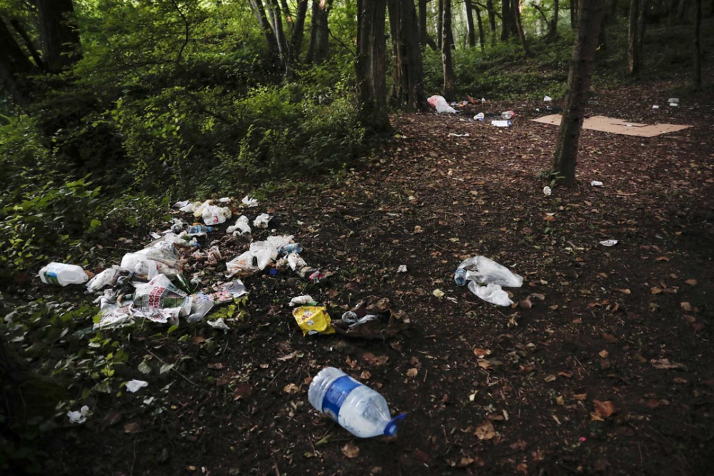 Belgrad Ormanı'nda utandıran görüntüler! Buldukları gibi bırakmadılar 4