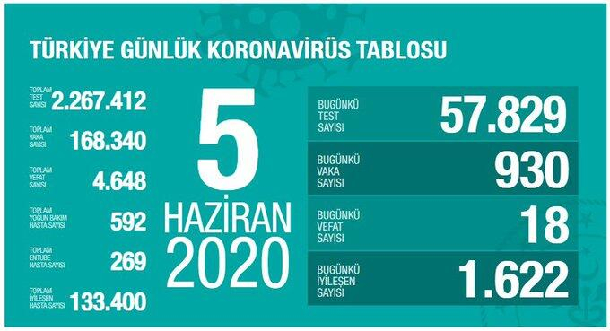 Koronavirüste dikkat çeken veriler! İşte Haziran ayının koronavirüs tablosu 6