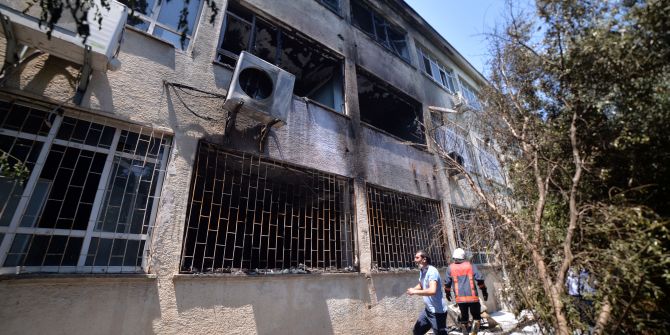 Mersin'de lisede şiddetli patlama: 2 öğretmen yaralandı