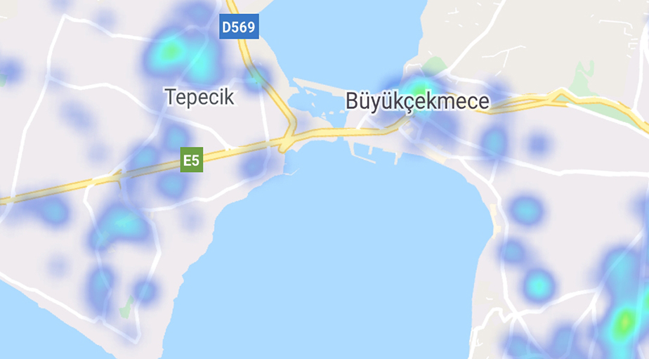 "Hayat Eve Sığar" uygulamasına göre ilçe ilçe İstanbul'un koronavirüs yoğunluk haritası 14