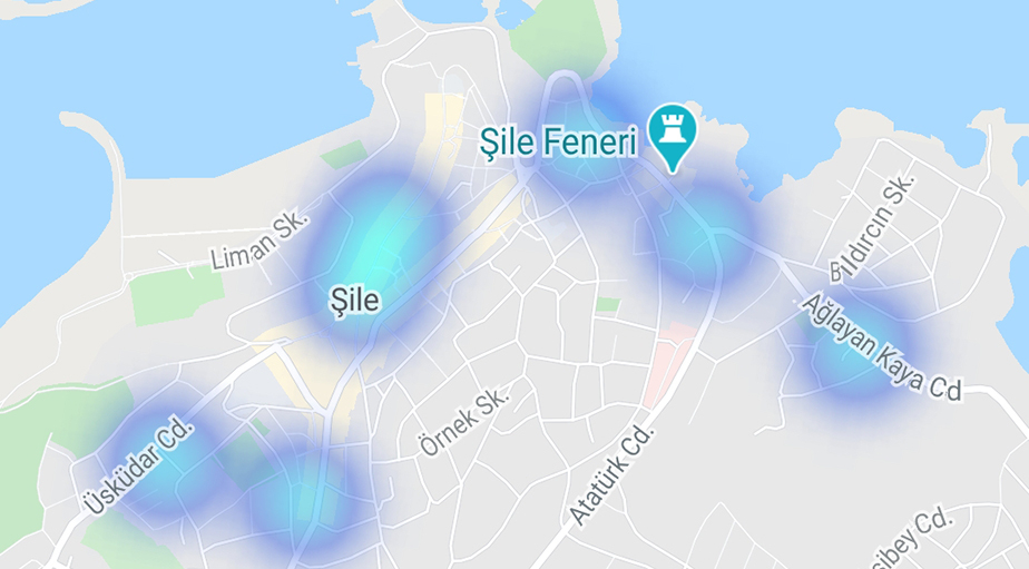 "Hayat Eve Sığar" uygulamasına göre ilçe ilçe İstanbul'un koronavirüs yoğunluk haritası 34