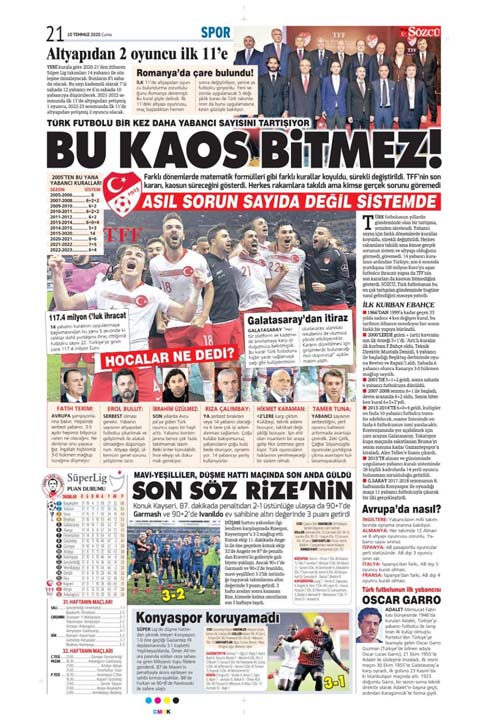 10 Temmuz günün spor manşetleri! 6