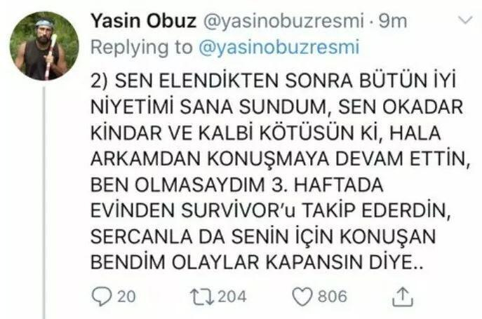 Yasin Obuz, Nisa'ya verdi veriştirdi! 3