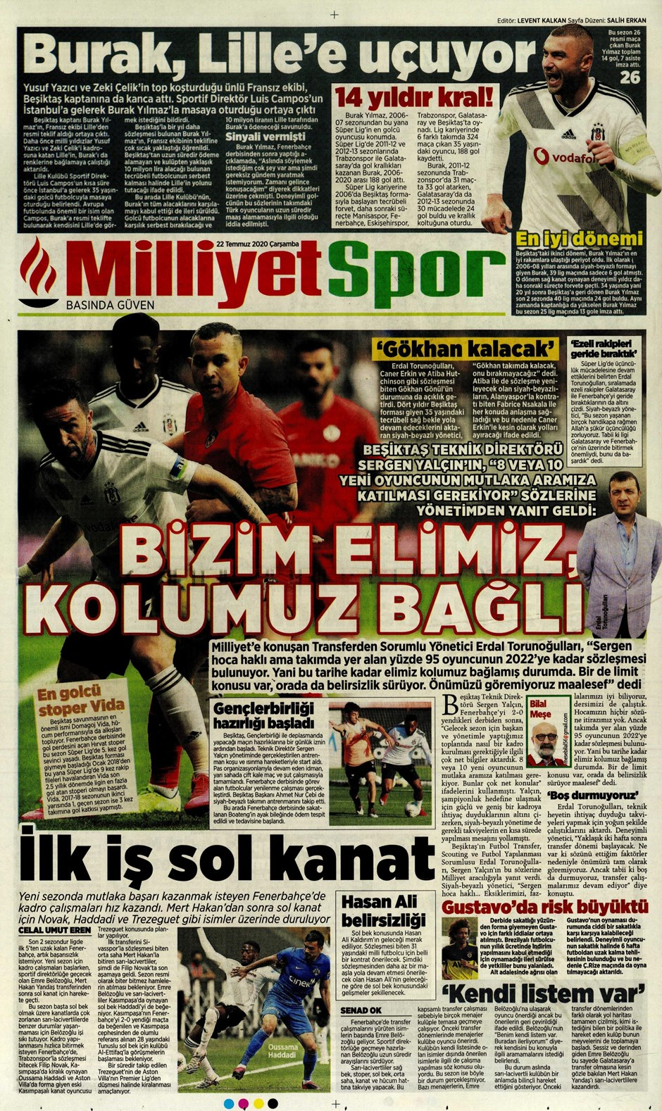 İşte 22 Temmuz günün spor manşetleri! Haftanın önemli spor gelişmeleri 12