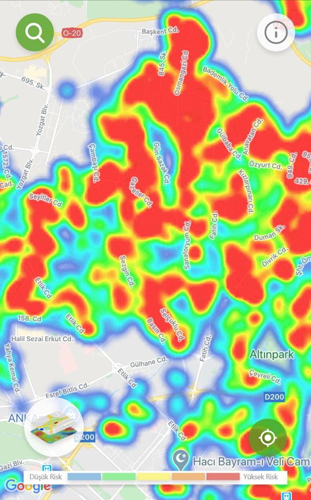 İlçe ilçe Ankara'nın koronavirüs haritası! 6