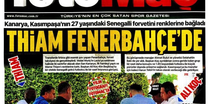 17 Ağustos günün spor manşetleri