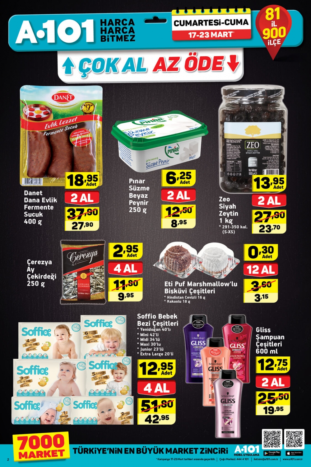 A101 Aktüel Ürünler Kataloğu 17-23 Mart 2018 ve 22-29 Mart 2018 1