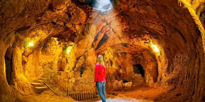 Kapadokya'nın eşsiz yeraltı şehirleri