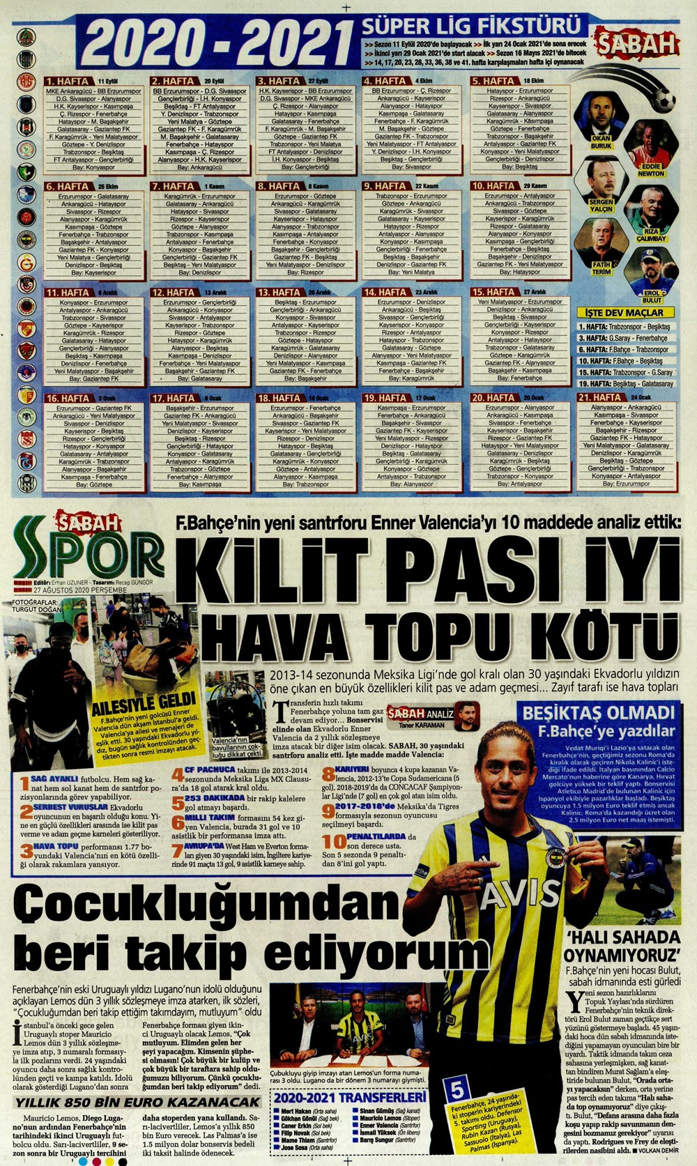 28 Ağustos spor manşetleri | 28 Ağustos spor gazetesi sayfaları 7