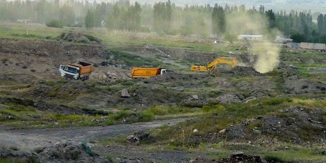 Doğalgaz boru hattında patlama: 4 kişi yaralandı